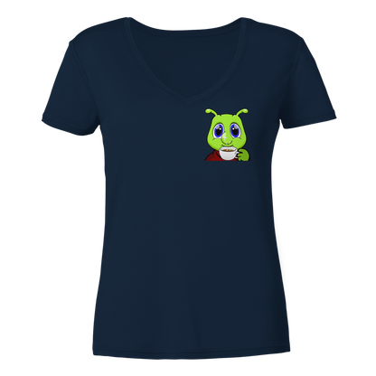Raupi Coffee - Ladies V-Neck Shirt