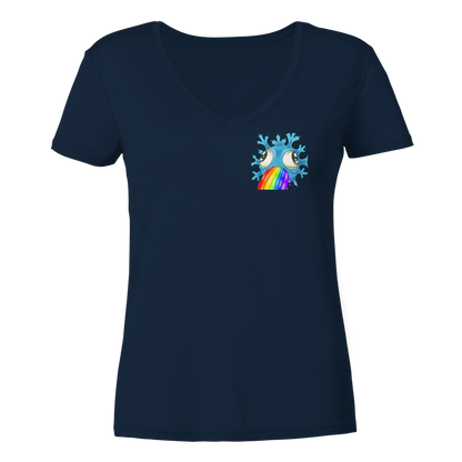 Lord__Frosty Puke - Ladies V-Neck Shirt
