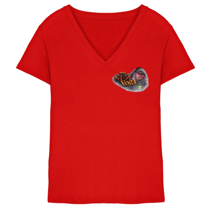 Voglspinner Nun - Ladies V-Neck Shirt