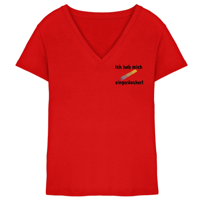 TuulatheCat Eingeräuchert - Ladies V-Neck Shirt