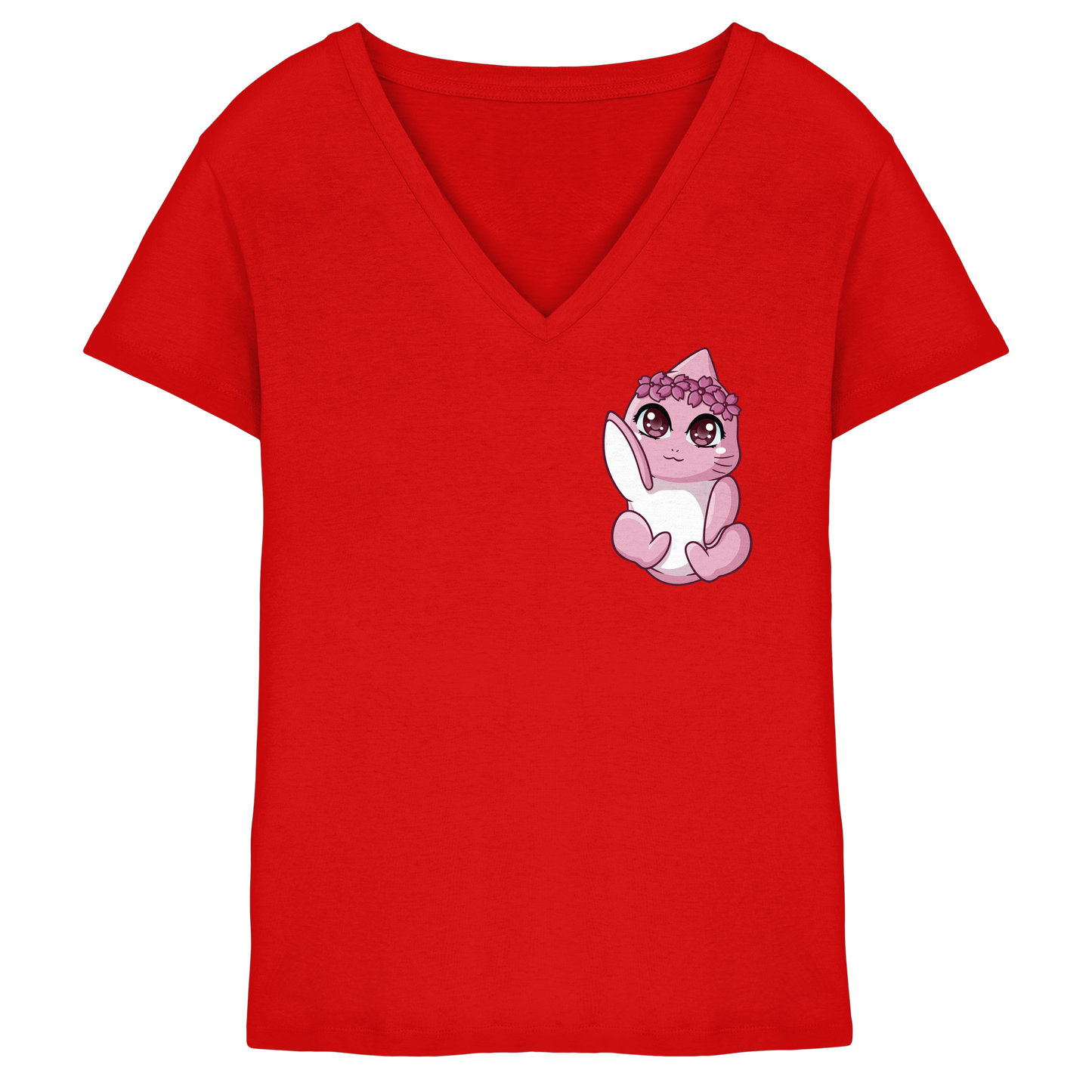 xMissSharkyx Hi - Ladies V-Neck Shirt