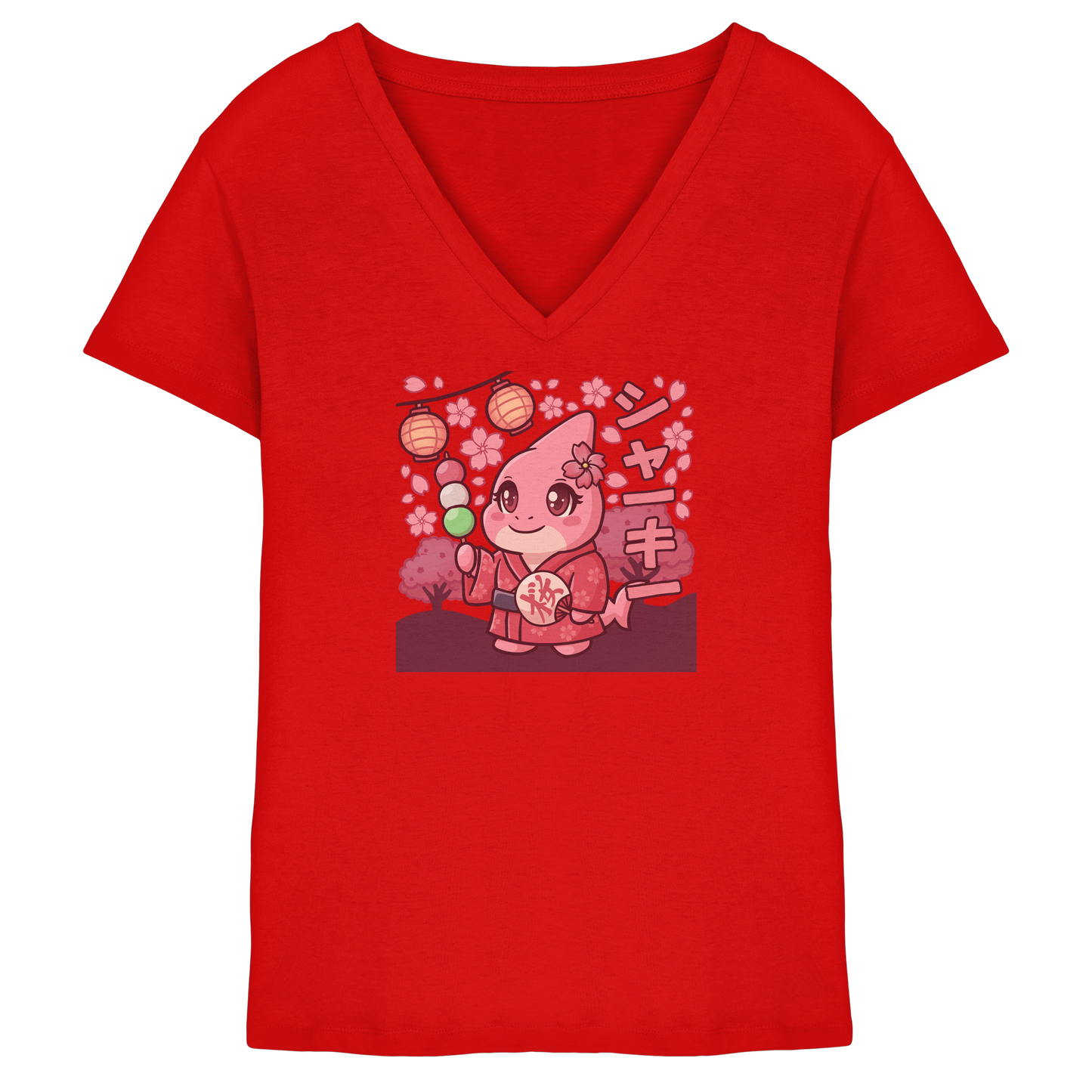 xMissSharkyx Festival - Ladies V-Neck Shirt