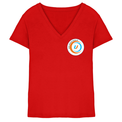 UniUnschuld Logo - Ladies V-Neck Shirt
