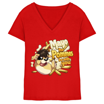 LupiArts Mayo - Ladies V-Neck Shirt