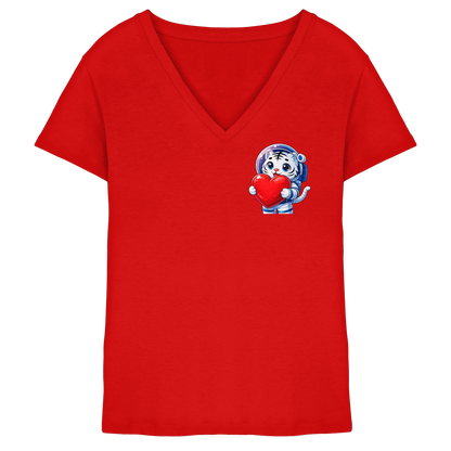 MaxxelVerse Heart - Ladies V-Neck Shirt