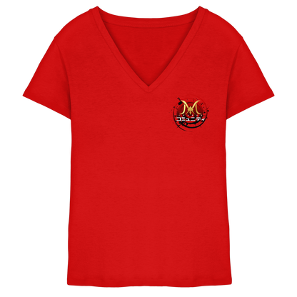 Majin Dhalucard League Logo  - Ladies V-Neck Shirt