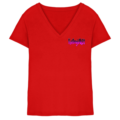 KoRngirL81 Logo - Ladies V-Neck Shirt