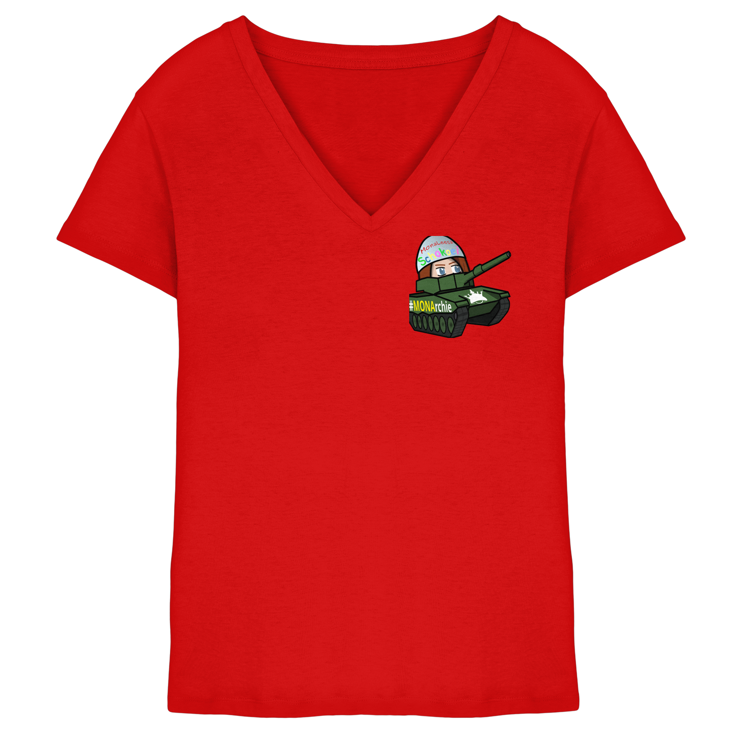MonaLeesa Stealth - Ladies V-Neck Shirt