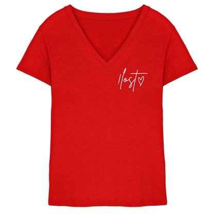 Steffinesse Lost - Ladies V-Neck Shirt
