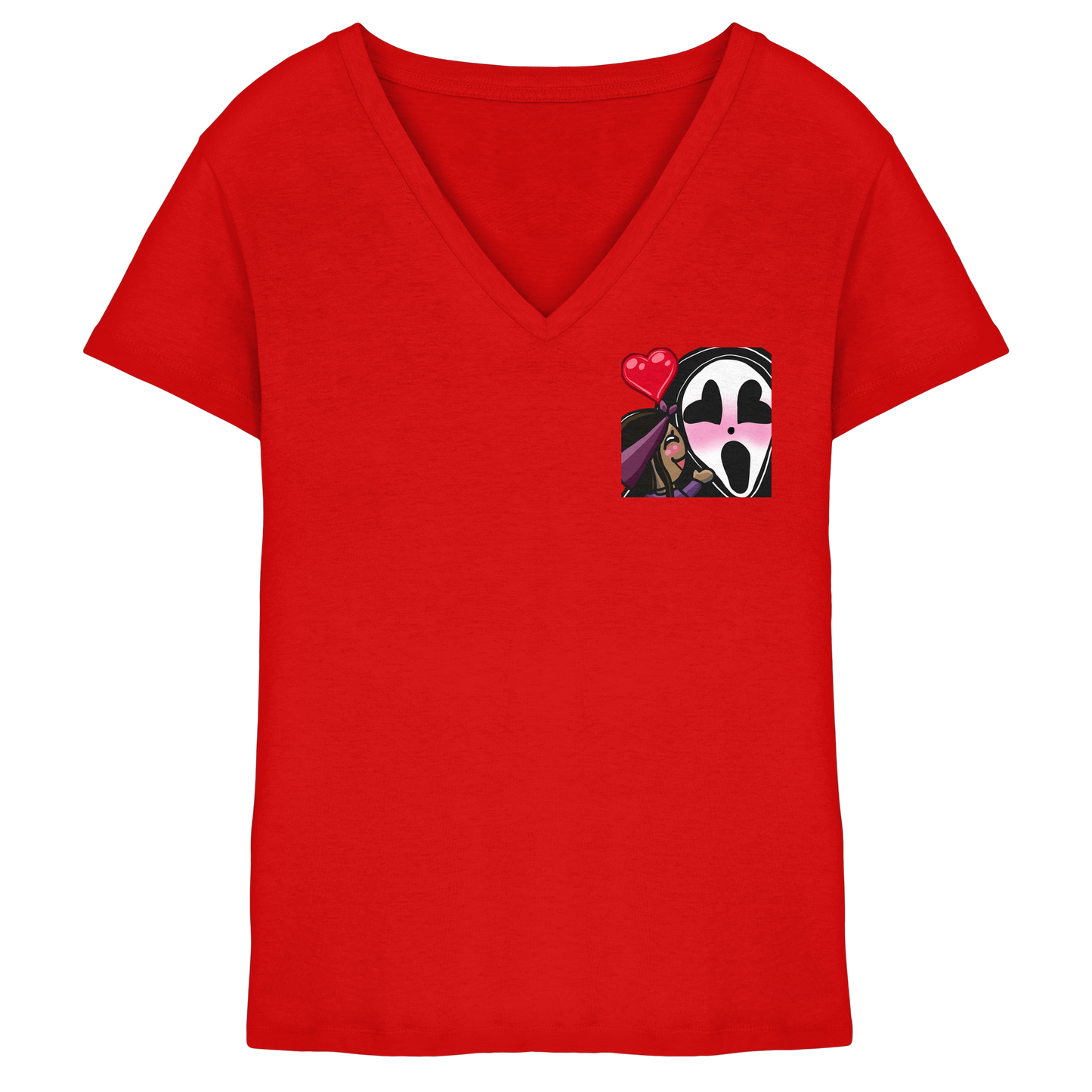 Xo_Purple_Dragon_oX Hug - Ladies V-Neck Shirt