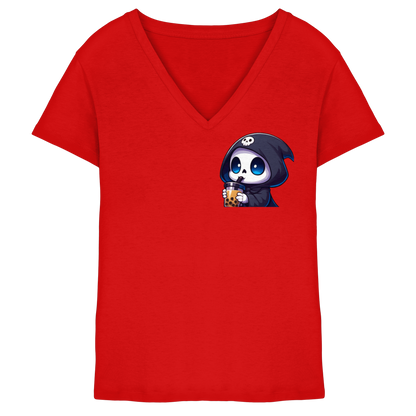 Fabertx Sip - Ladies V-Neck Shirt
