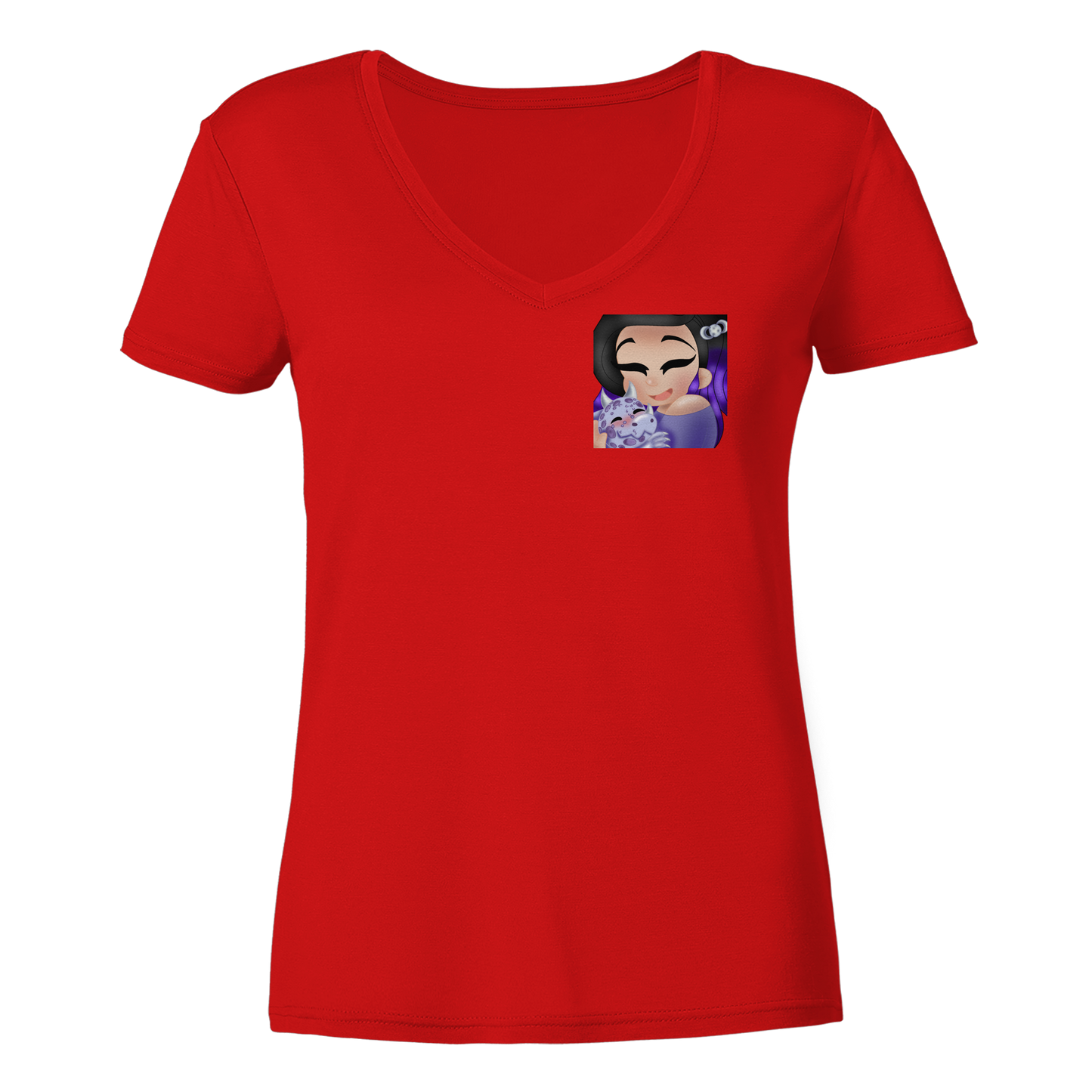 x_Kookie_Moon_x Hug - Ladies V-Neck Shirt