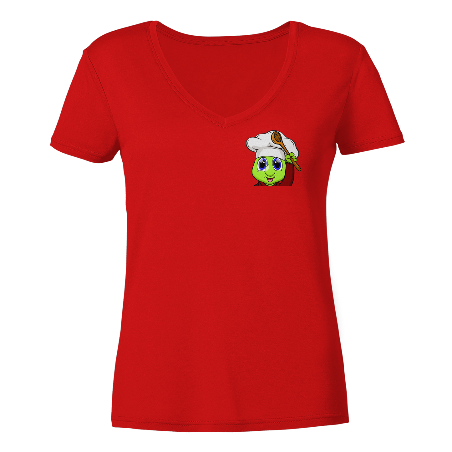 Raupi Cook - Ladies V-Neck Shirt