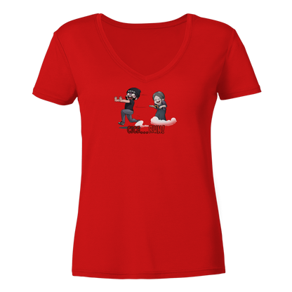 TheCiceroshows Cicero Run - Ladies V-Neck Shirt