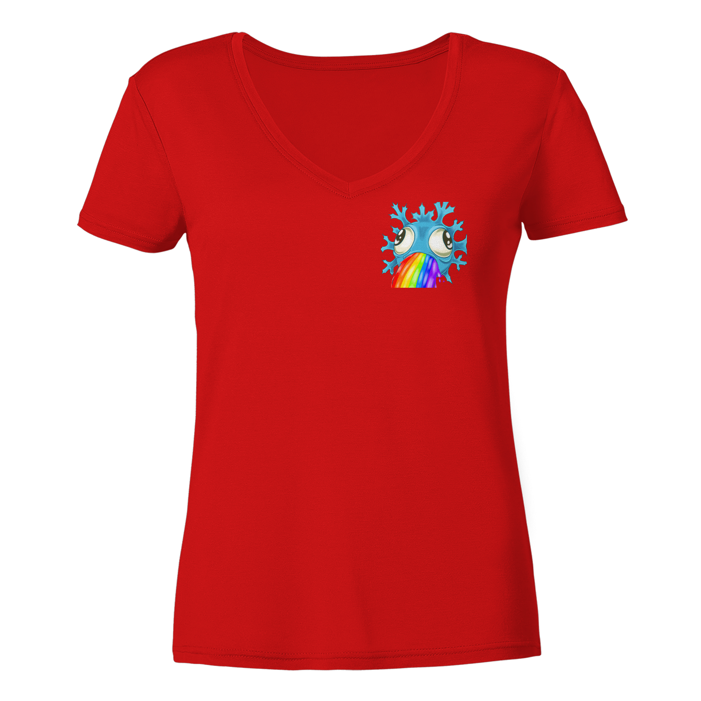 Lord__Frosty Puke - Ladies V-Neck Shirt