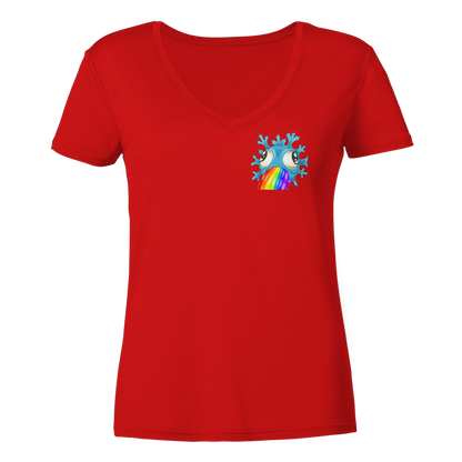 Lord__Frosty Puke - Ladies V-Neck Shirt