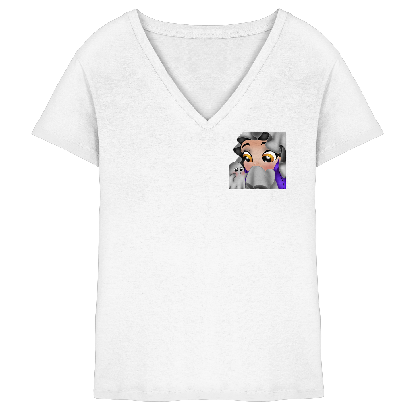 x_Kookie_Moon_x Buh - Ladies V-Neck Shirt