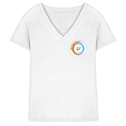 UniUnschuld Logo - Ladies V-Neck Shirt