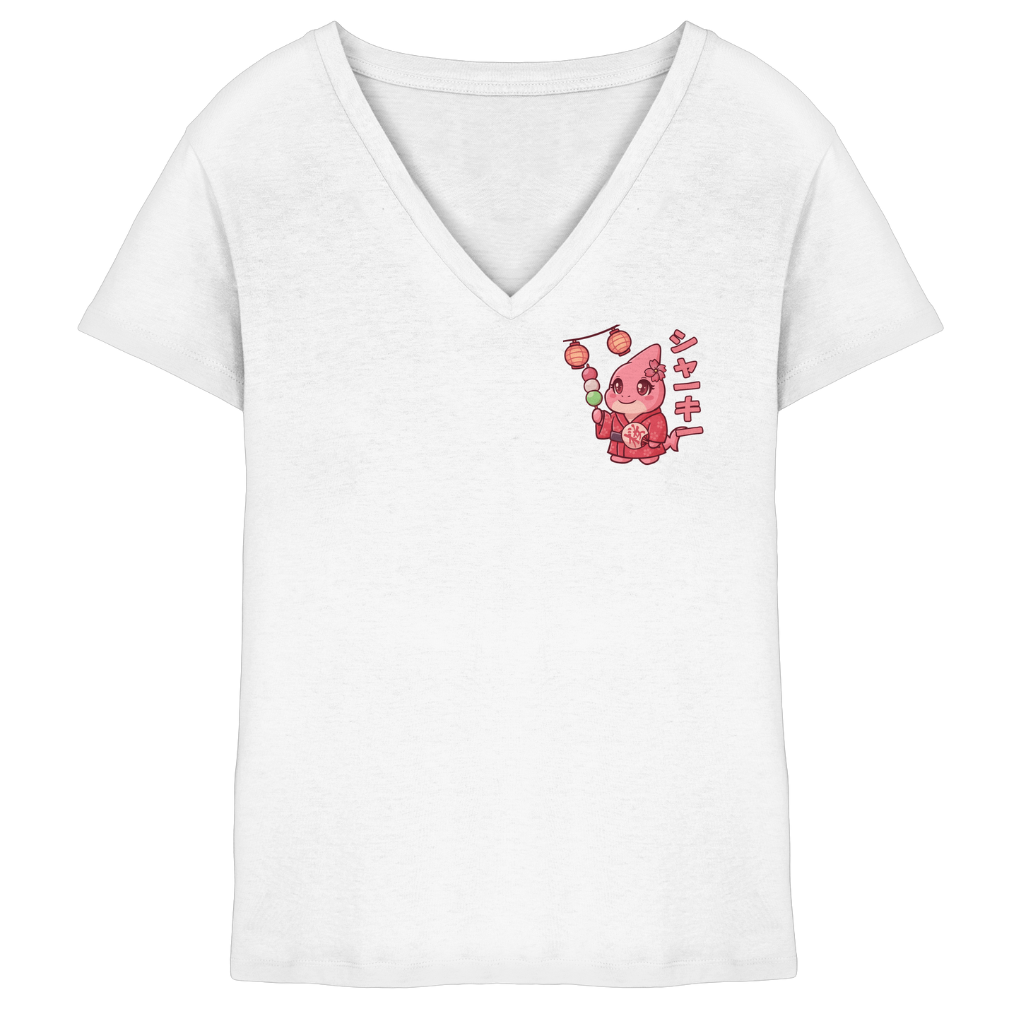 xMissSharkyx Kimono - Ladies V-Neck Shirt