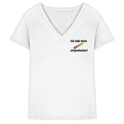 TuulatheCat Eingeräuchert - Ladies V-Neck Shirt