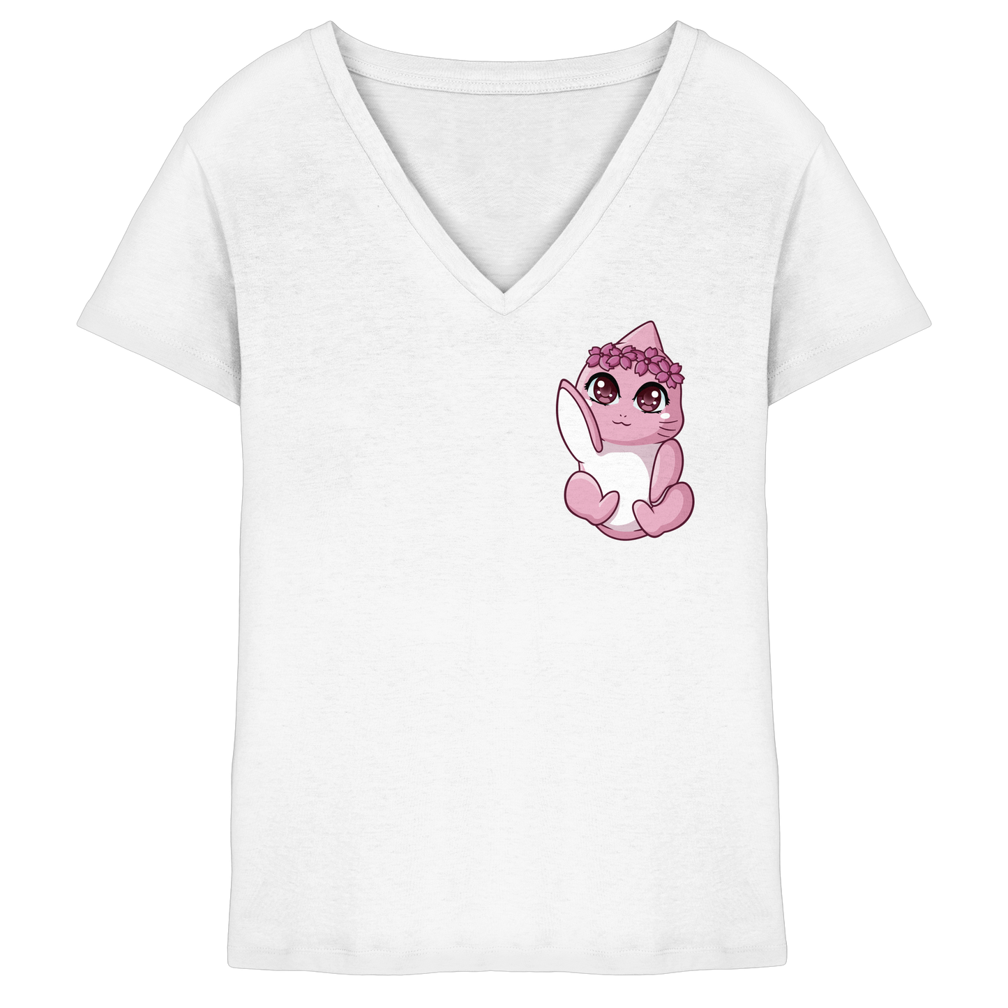 xMissSharkyx Hi - Ladies V-Neck Shirt