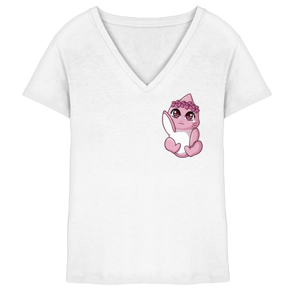 xMissSharkyx Hi - Ladies V-Neck Shirt