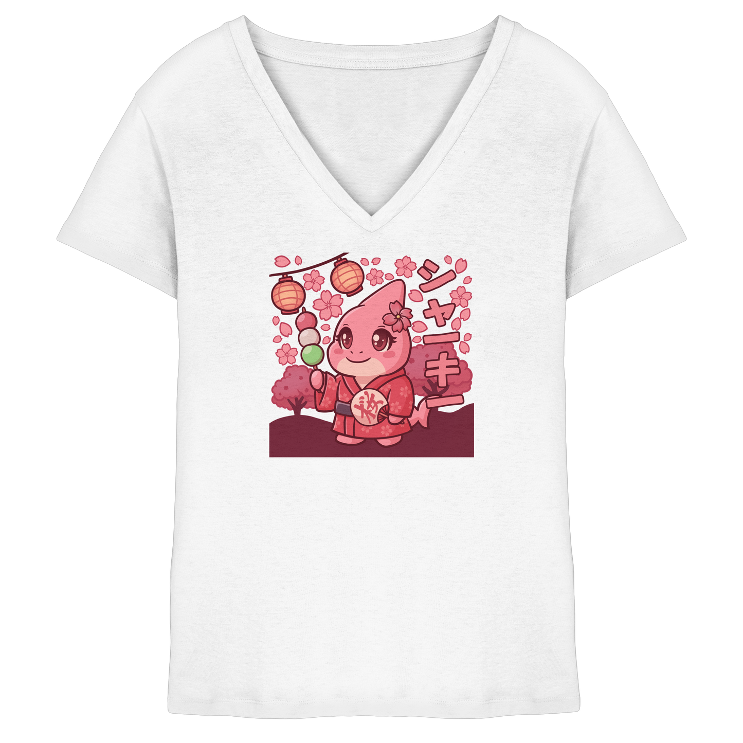 xMissSharkyx Festival - Ladies V-Neck Shirt