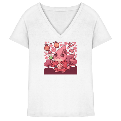 xMissSharkyx Festival - Ladies V-Neck Shirt