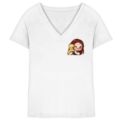 KoRngirL81 Hug - Ladies V-Neck Shirt