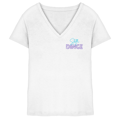 Steffinesse Dinge - Ladies V-Neck Shirt