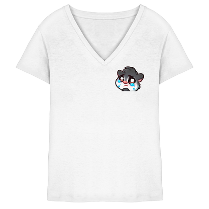Sennox Sad - Ladies V-Neck Shirt