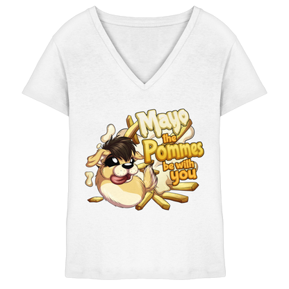 LupiArts Mayo - Ladies V-Neck Shirt