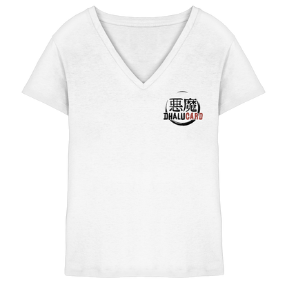 Dhalucard Logo - Ladies V-Neck Shirt