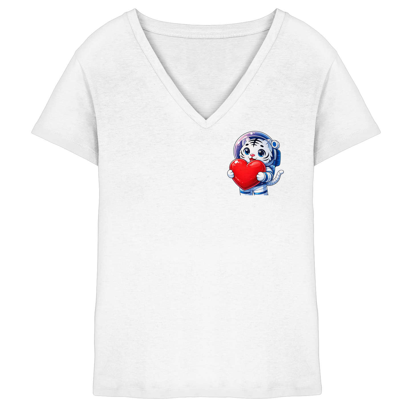 MaxxelVerse Heart - Ladies V-Neck Shirt
