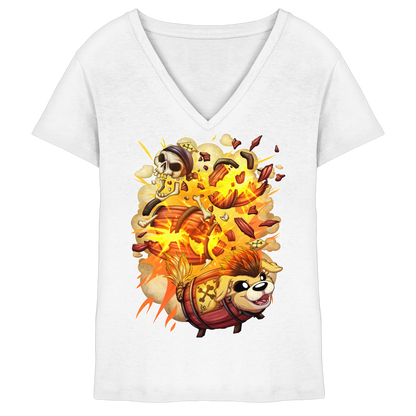 LupiArts LupiKEGto - Ladies V-Neck Shirt
