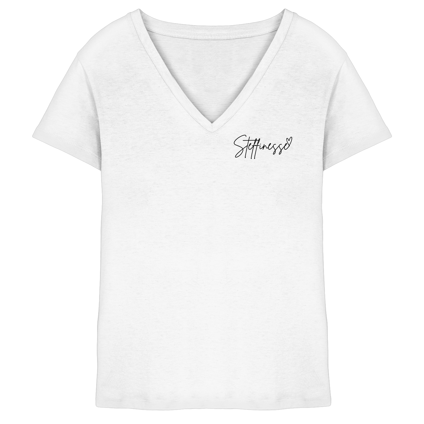 Steffinesse Logo - Ladies V-Neck Shirt