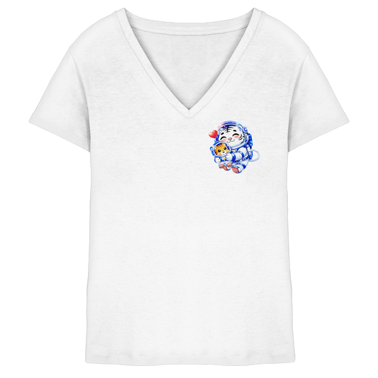 MaxxelVerse Hug - Ladies V-Neck Shirt