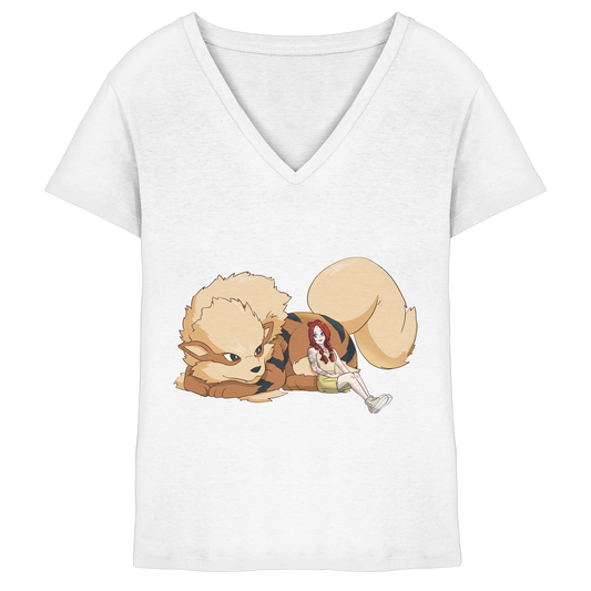 StaceyLucia Feuerhund - Ladies V-Neck Shirt