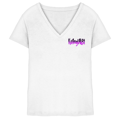 KoRngirL81 Logo - Ladies V-Neck Shirt