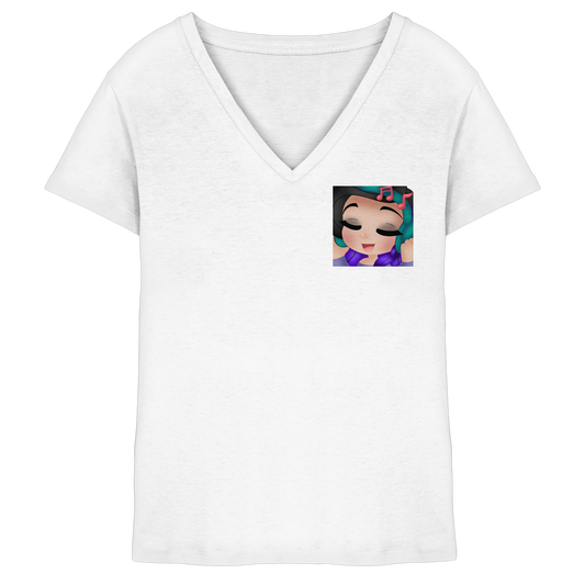 x_Kookie_Moon_x Music - Ladies V-Neck Shirt