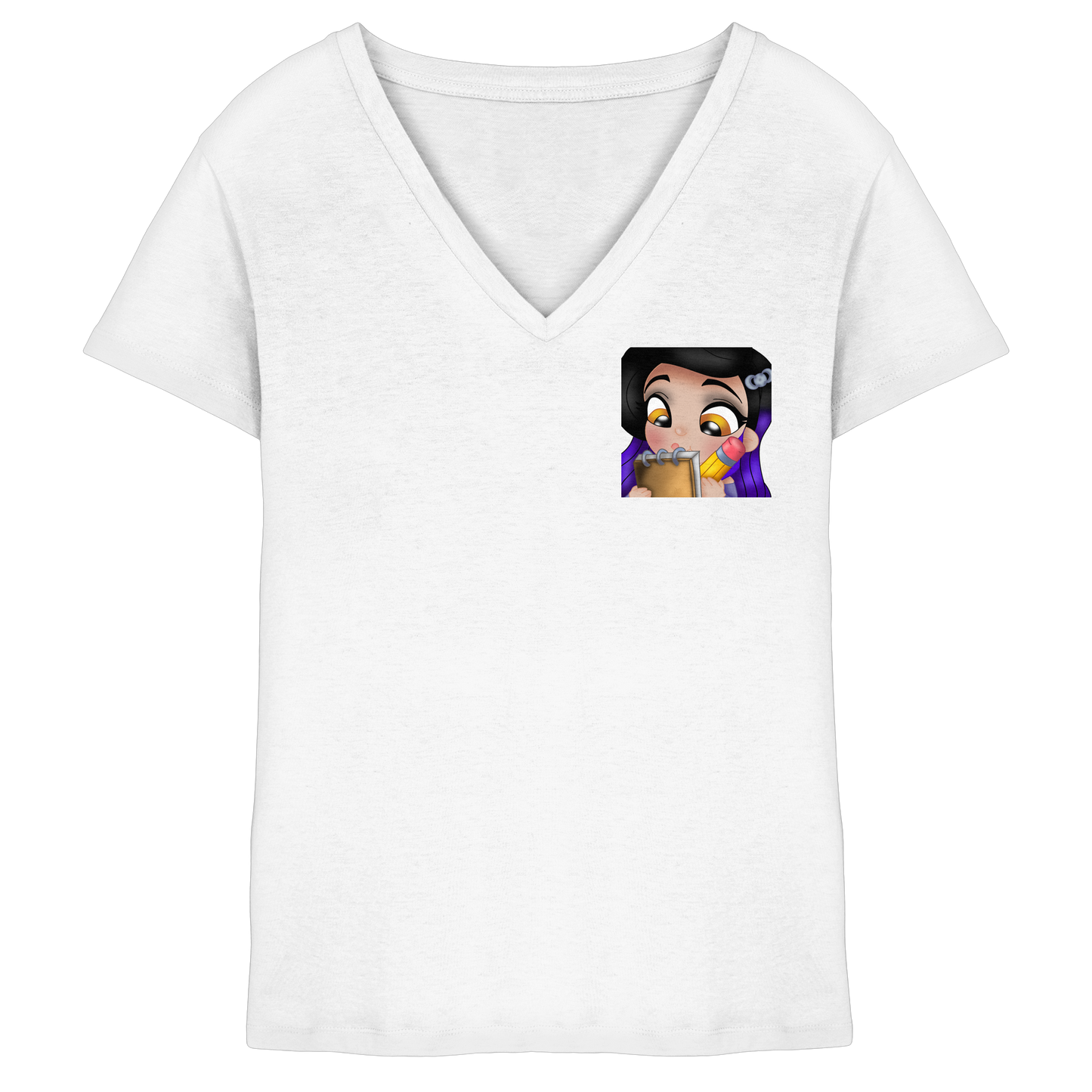x_Kookie_Moon_x Noted - Ladies V-Neck Shirt