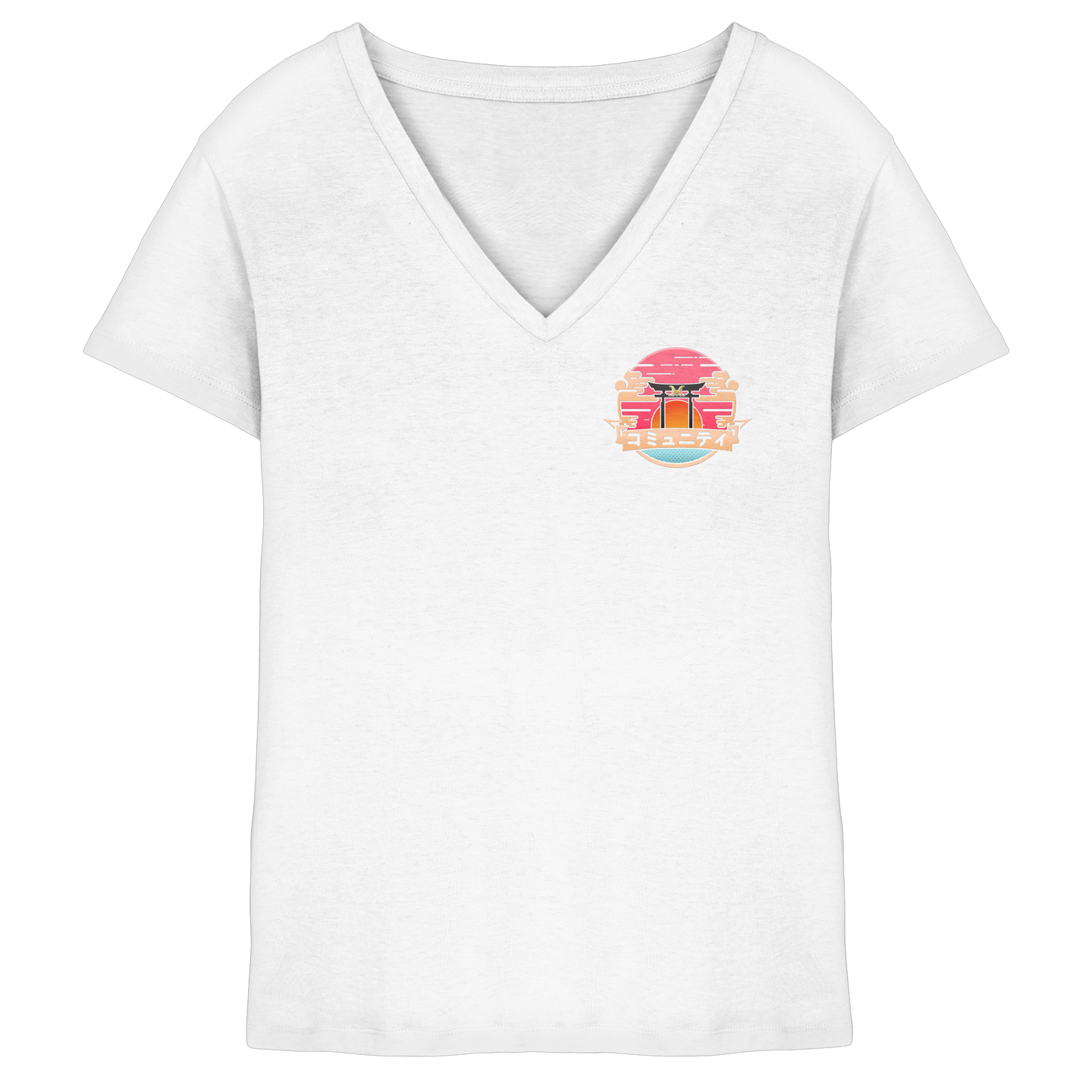 Majin Dhalucard Community Clean - Ladies V-Neck Shirt