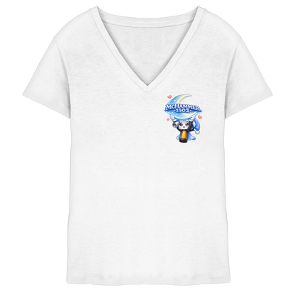 McHammer1502 Logo - Ladies V-Neck Shirt