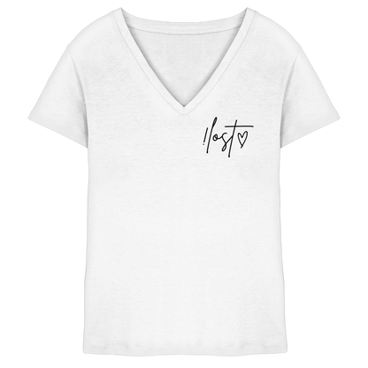 Steffinesse Lost - Ladies V-Neck Shirt