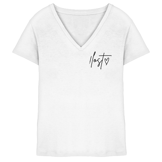 Steffinesse Lost - Ladies V-Neck Shirt
