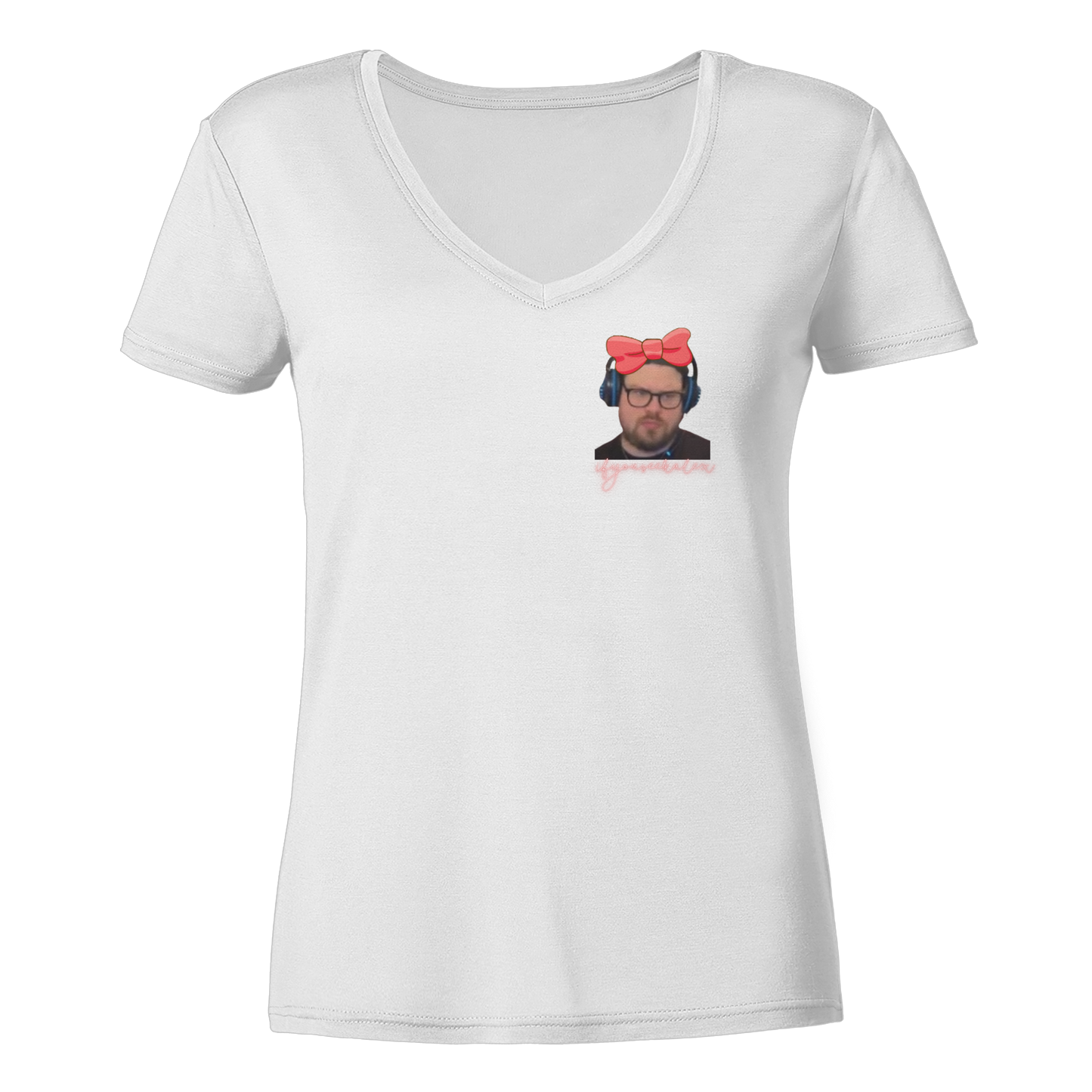 ifyouseekalex Logo - Ladies V-Neck Shirt