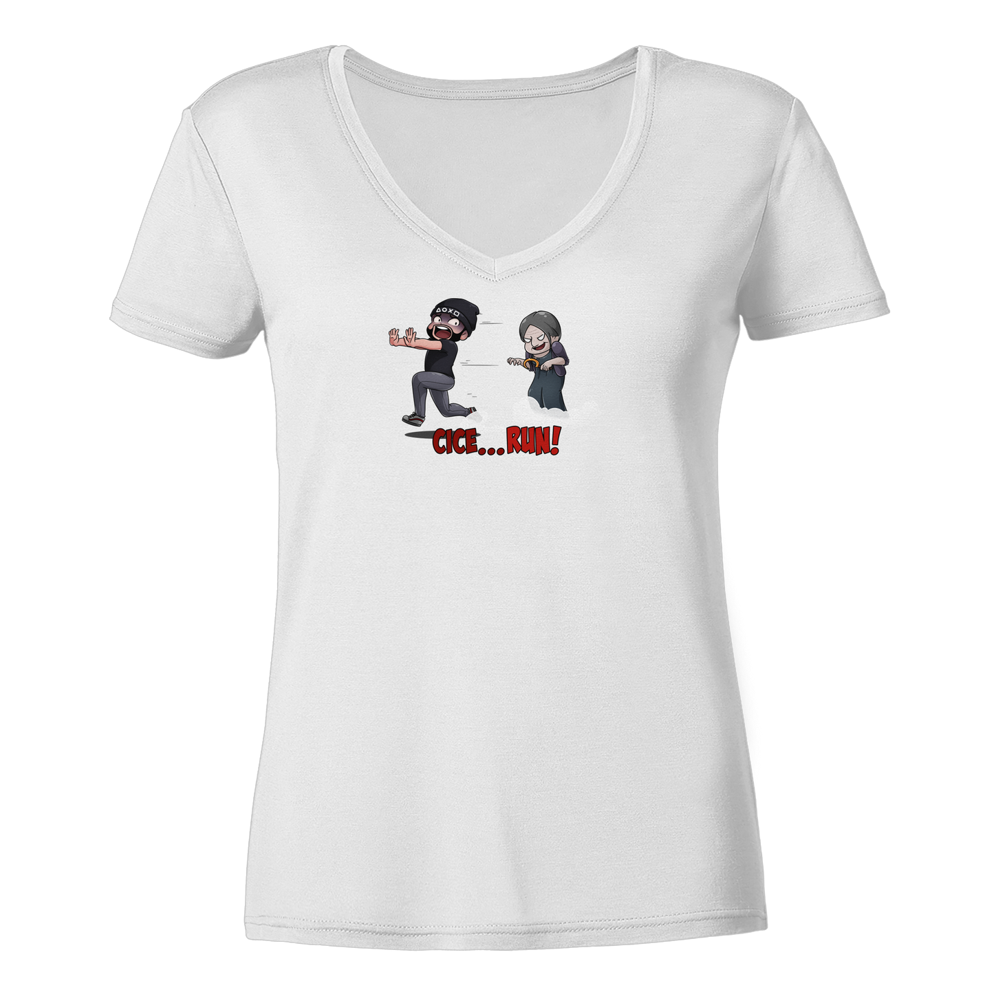 TheCiceroshows Cicero Run - Ladies V-Neck Shirt