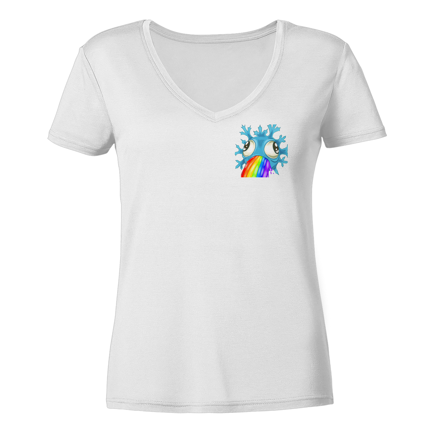 Lord__Frosty Puke - Ladies V-Neck Shirt