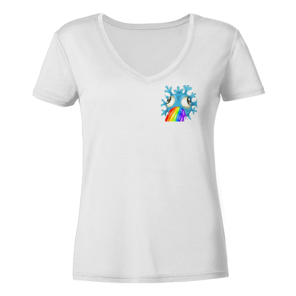 Lord__Frosty Puke - Ladies V-Neck Shirt