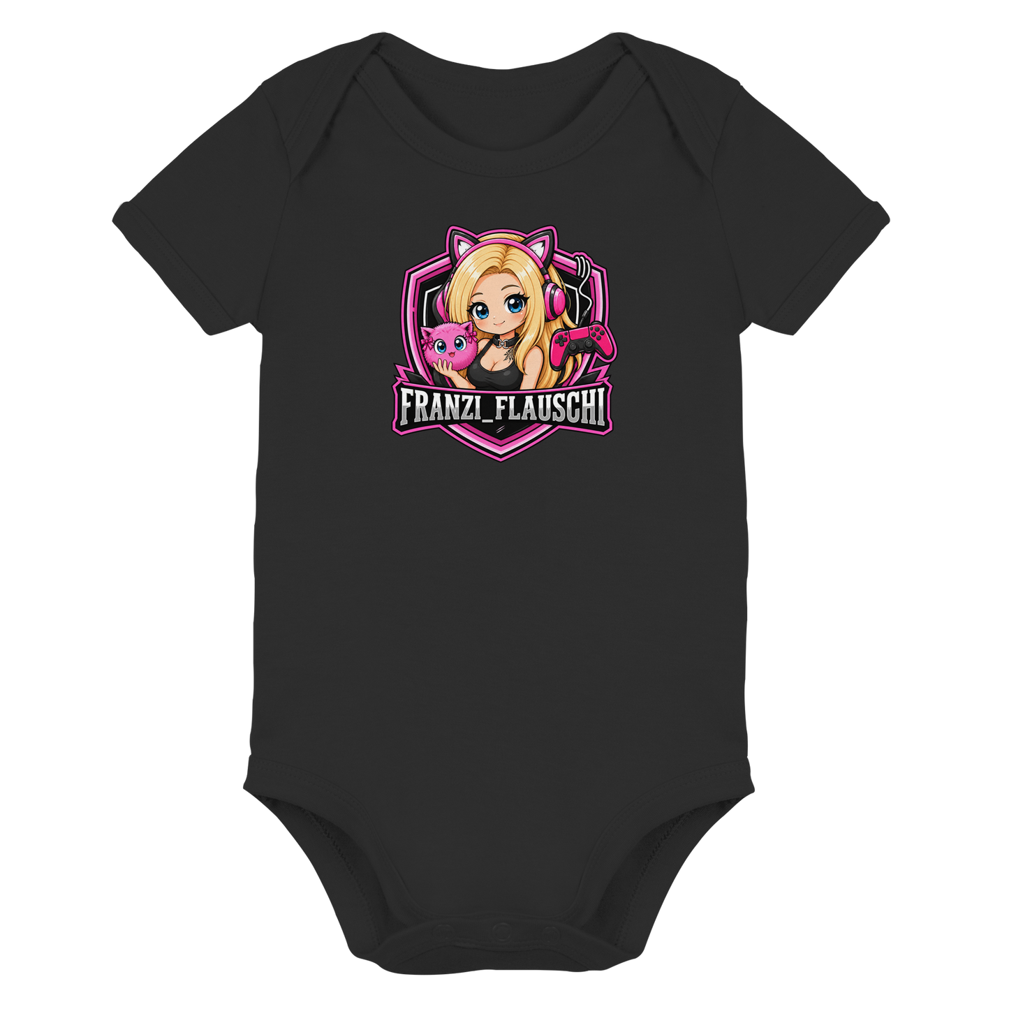 Franzi_Flauschi Logo - Organic Baby Bodysuit